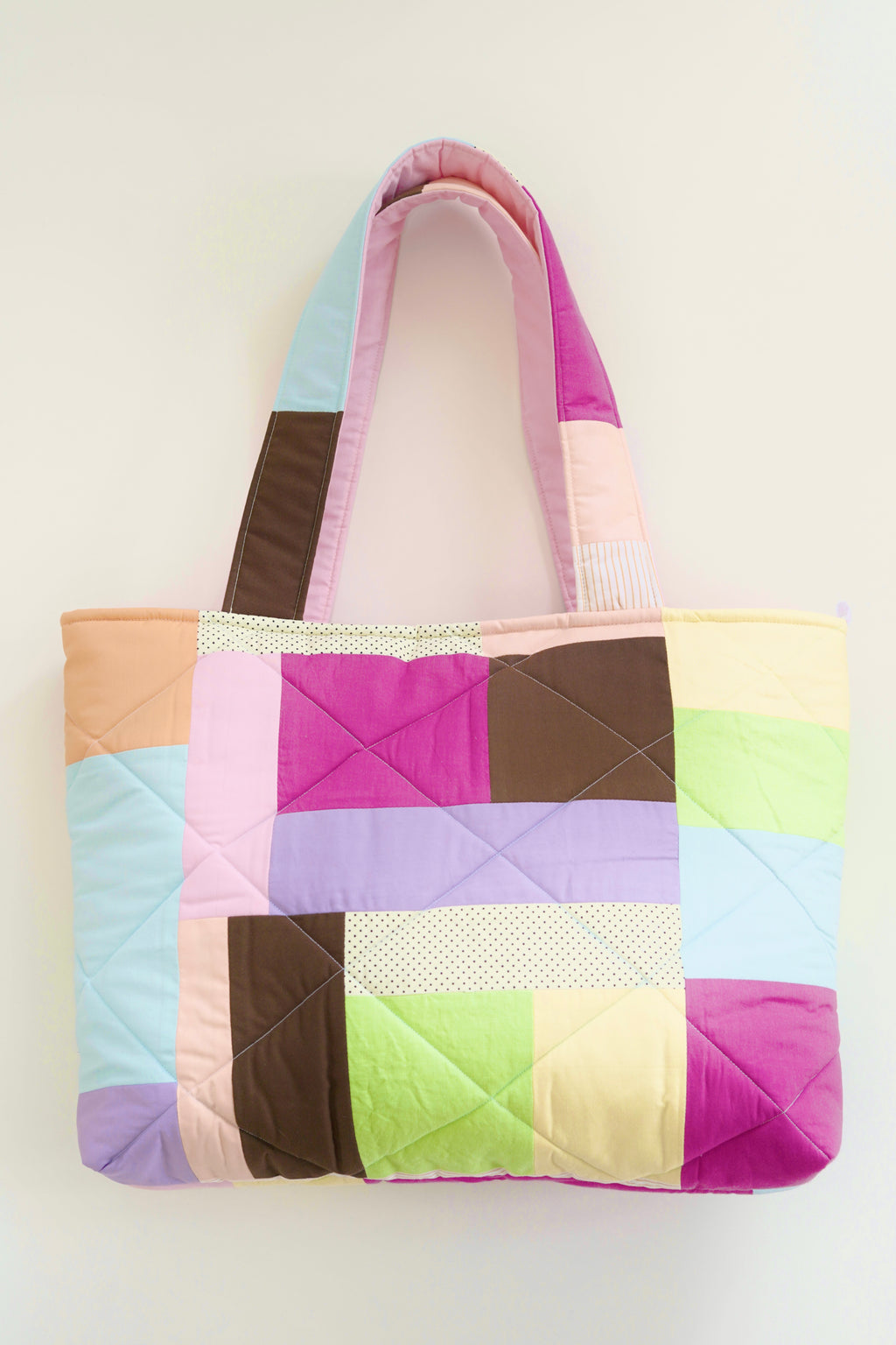 Grand sac patchwork