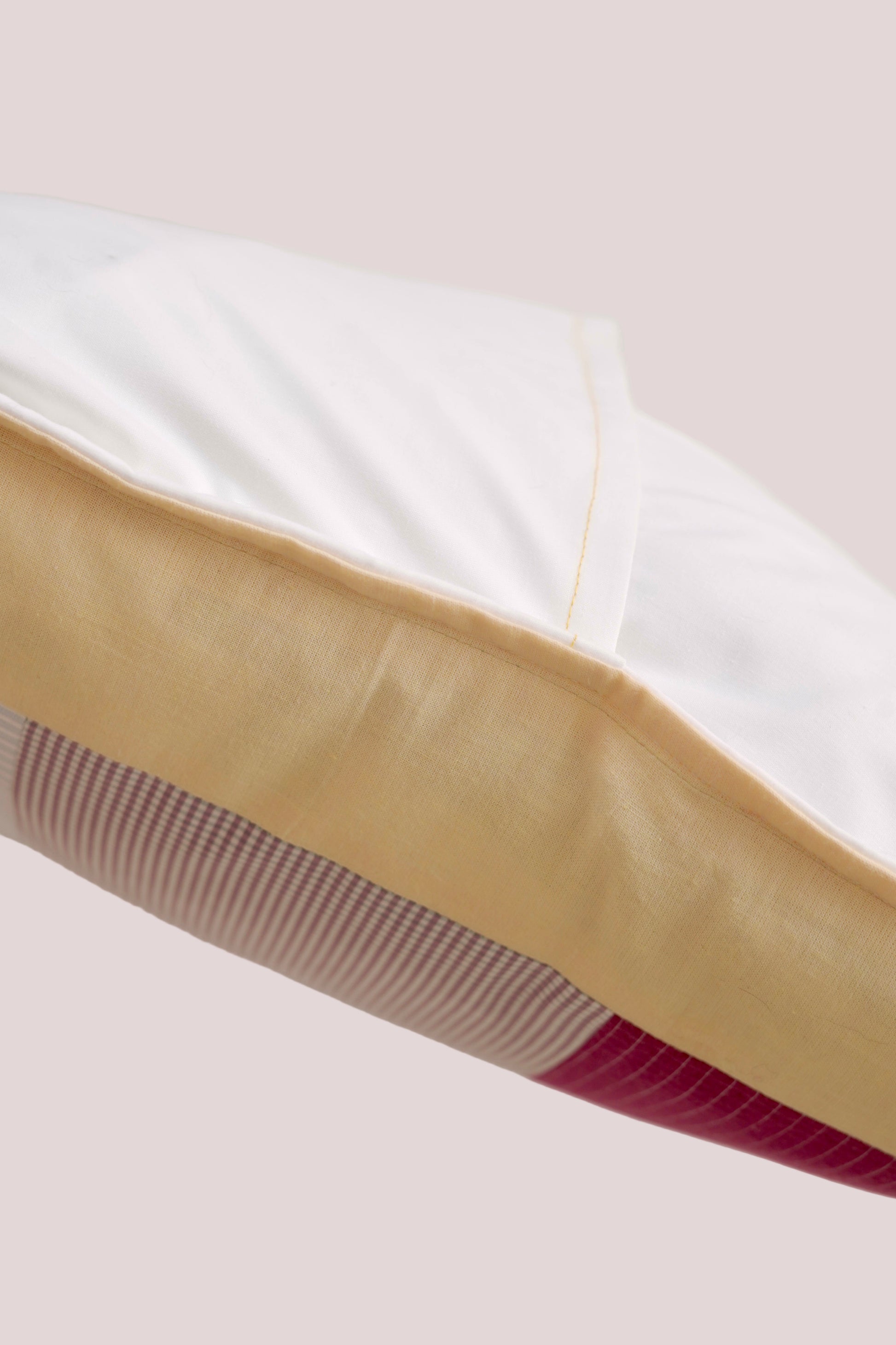 Housse de coussin patchwork